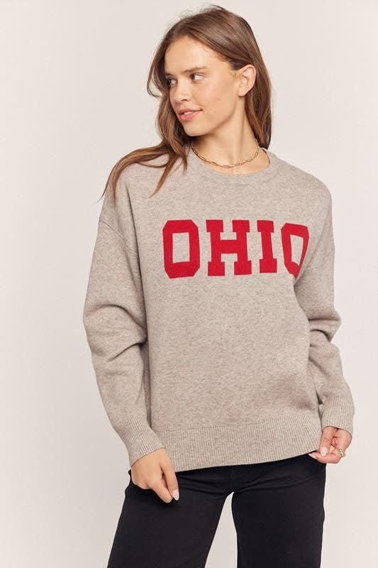 GRAY OHIO SWEATER