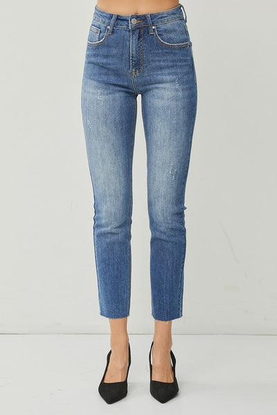 HIGH RISE RELAXED SKINNY JEANS